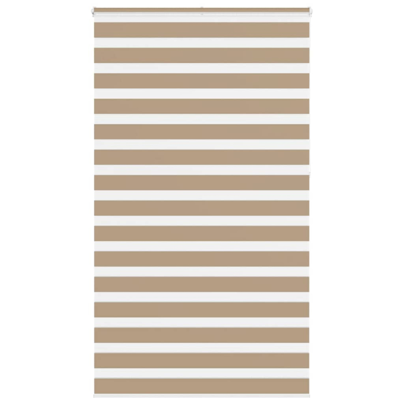 Zebrarollo Sandbraun 125x230 cm Stoffbreite 120,9 cm Polyester
