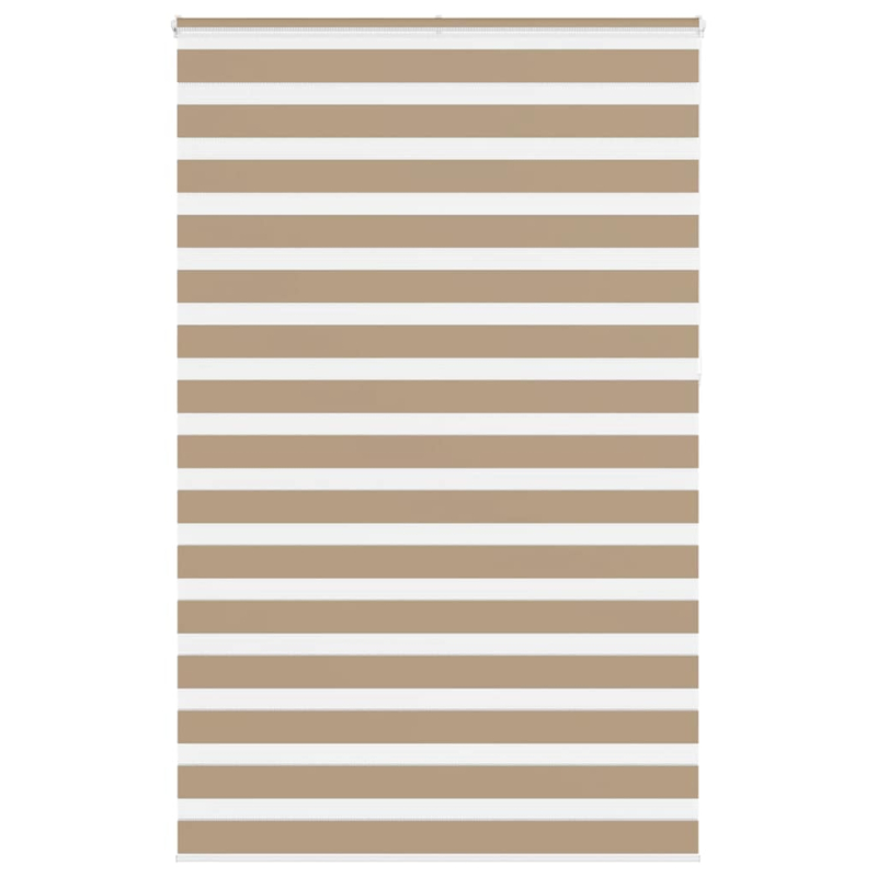 Zebrarollo Sandbraun 150x230 cm Stoffbreite 145,9 cm Polyester