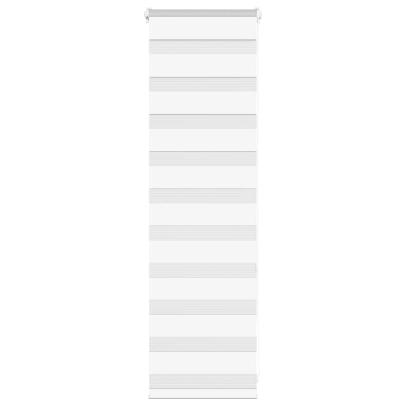 Zebrarollo Weiß 40x100 cm Stoffbreite 35,9 cm Polyester
