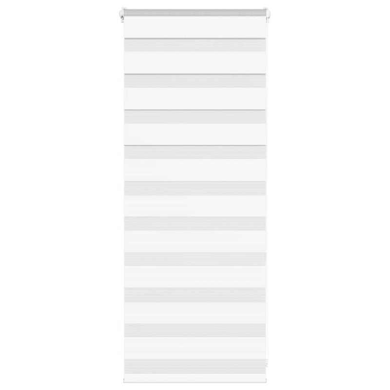 Zebrarollo Weiß 60x100 cm Stoffbreite 55,9 cm Polyester