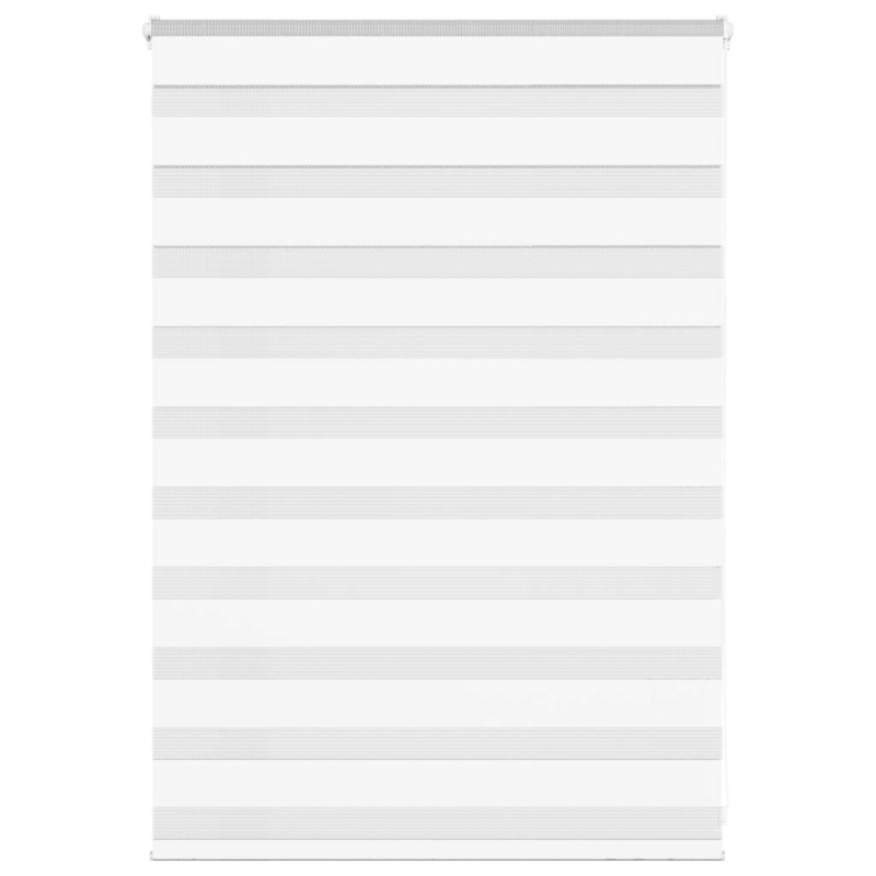 Zebrarollo Weiß 105x100 cm Stoffbreite 100,9 cm Polyester