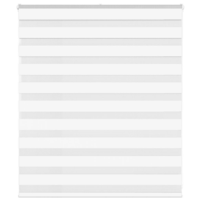 Zebrarollo Weiß 130x100 cm Stoffbreite 125,9 cm Polyester