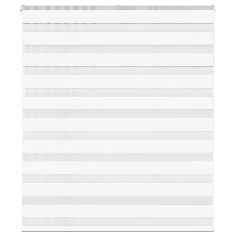 Zebrarollo Weiß 135x100 cm Stoffbreite 130,9 cm Polyester