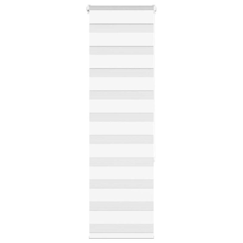 Zebrarollo Weiß 45x150 cm Stoffbreite 40,9 cm Polyester