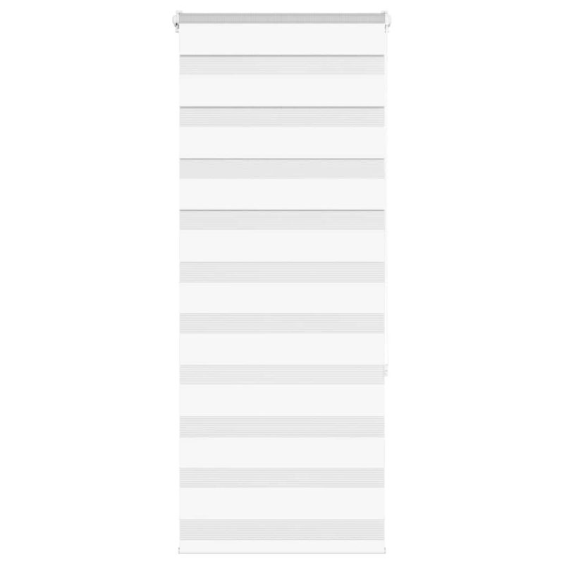 Zebrarollo Weiß 65x150 cm Stoffbreite 60,9 cm Polyester