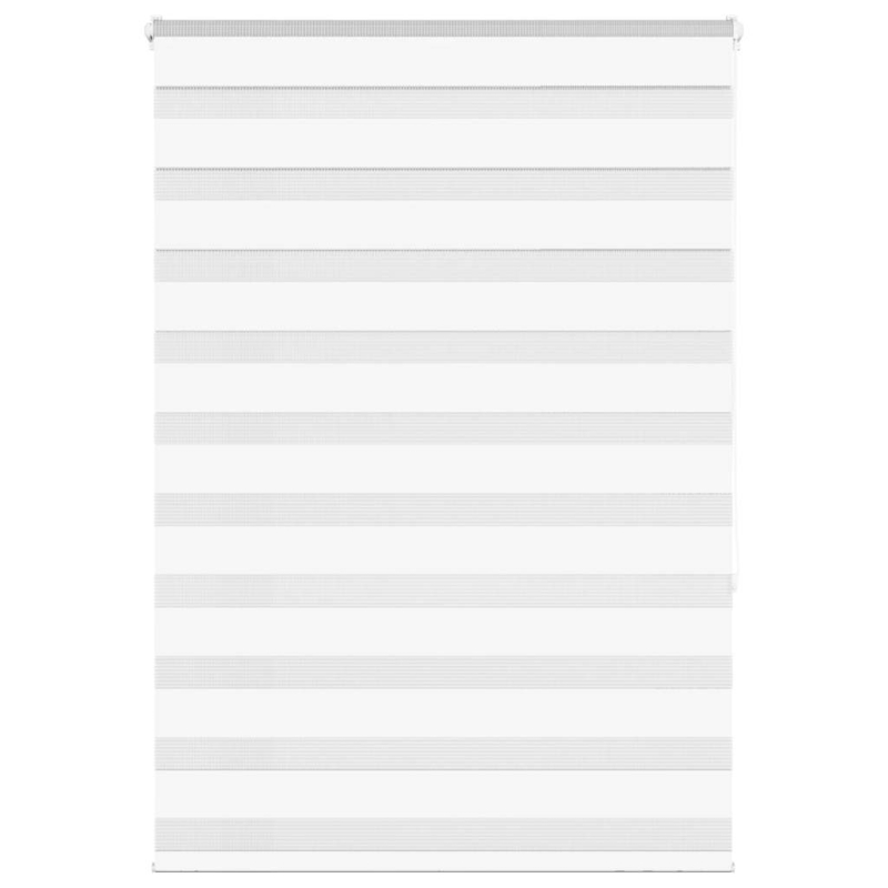 Zebrarollo Weiß 110x150 cm Stoffbreite 105,9 cm Polyester