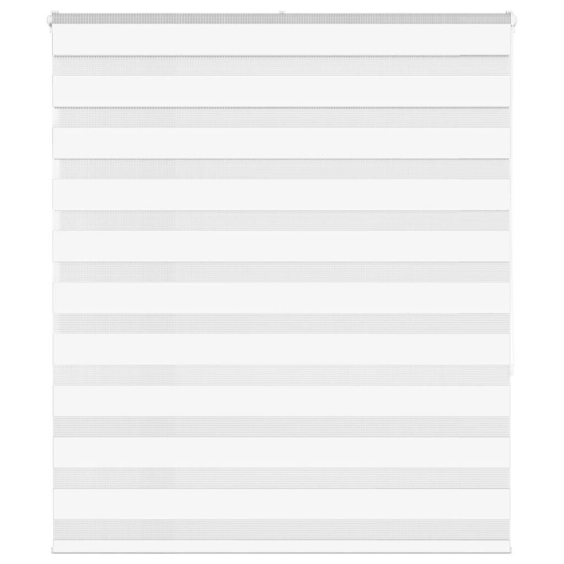 Zebrarollo Weiß 120x150 cm Stoffbreite 115,9 cm Polyester