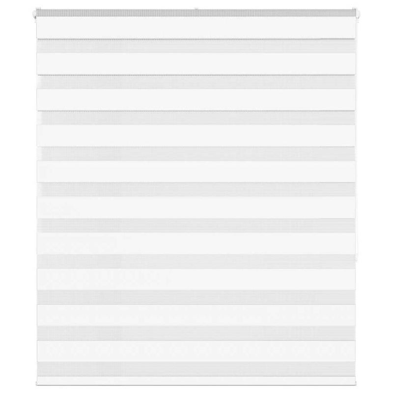 Zebrarollo Weiß 130x150 cm Stoffbreite 125,9 cm Polyester