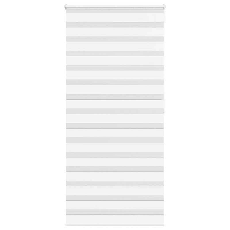 Zebrarollo Weiß 100x200 cm Stoffbreite 95,9 cm Polyester