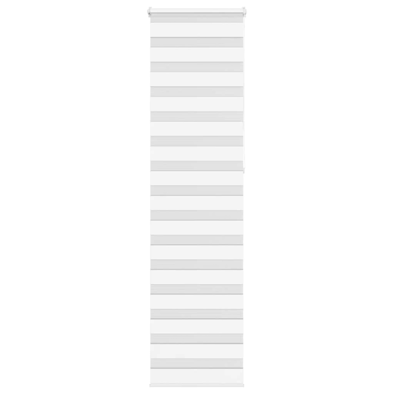Zebrarollo Weiß 55x230 cm Stoffbreite 50,9 cm Polyester
