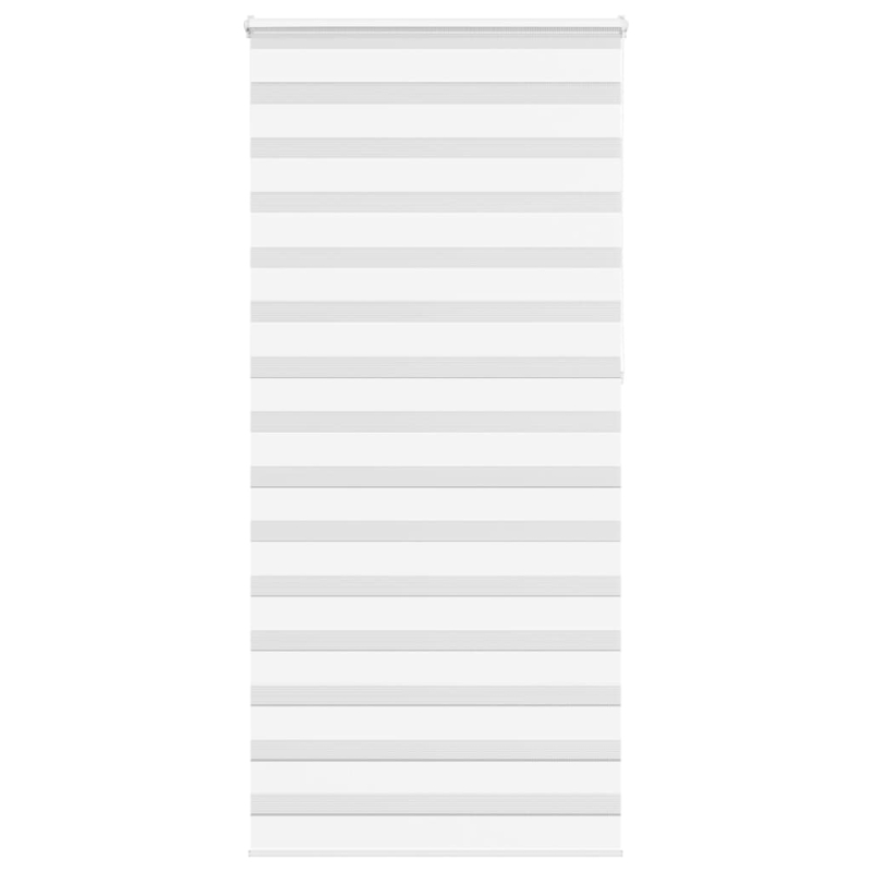 Zebrarollo Weiß 100x230 cm Stoffbreite 95,9 cm Polyester