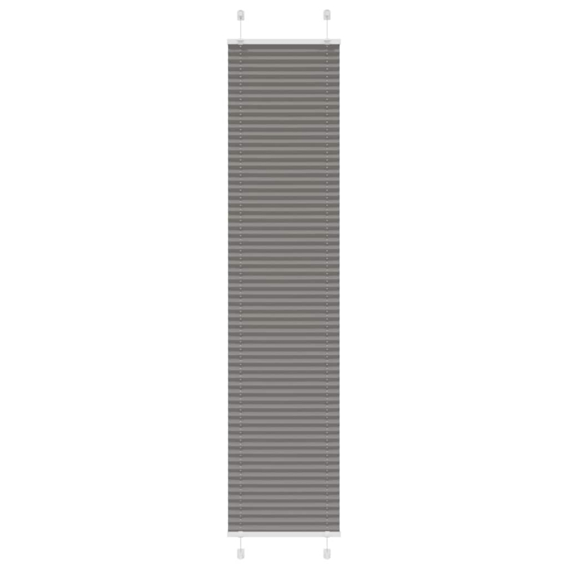 Plissee Anthrazit 45x200 cm Stoffbreite 44,4 cm Polyester