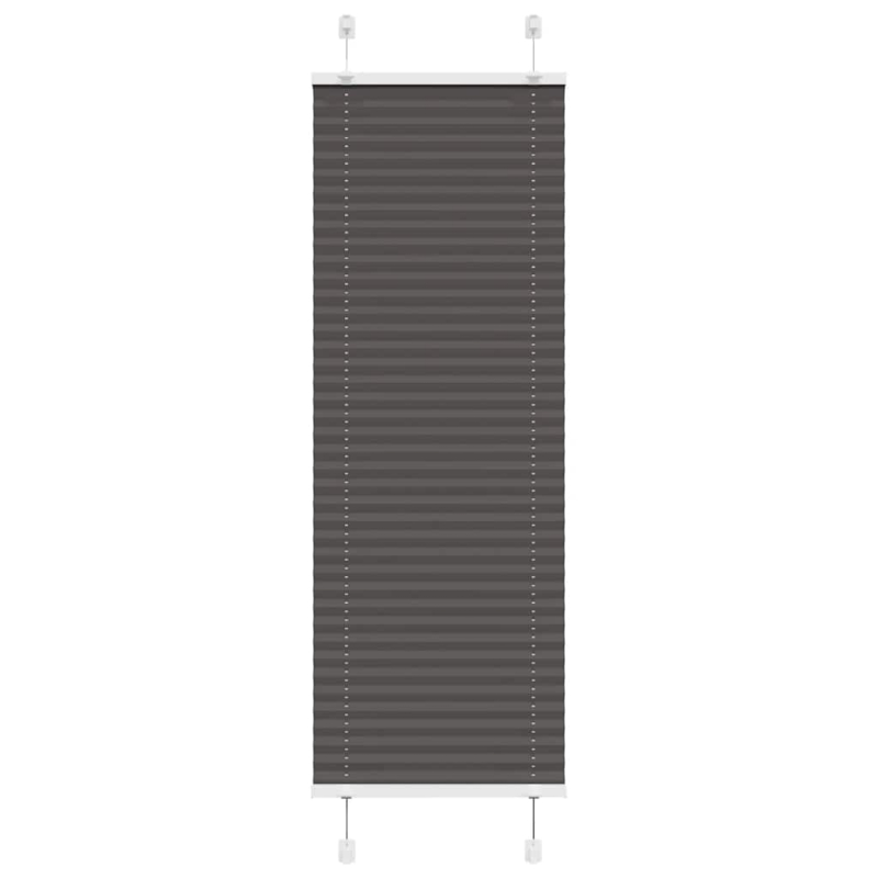 Plissee Schwarz 40x150 cm Stoffbreite 39,4 cm Polyester