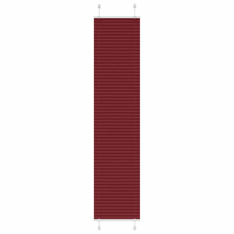Plissee Bordeauxrot 50x200 cm Stoffbreite 49,4 cm Polyester