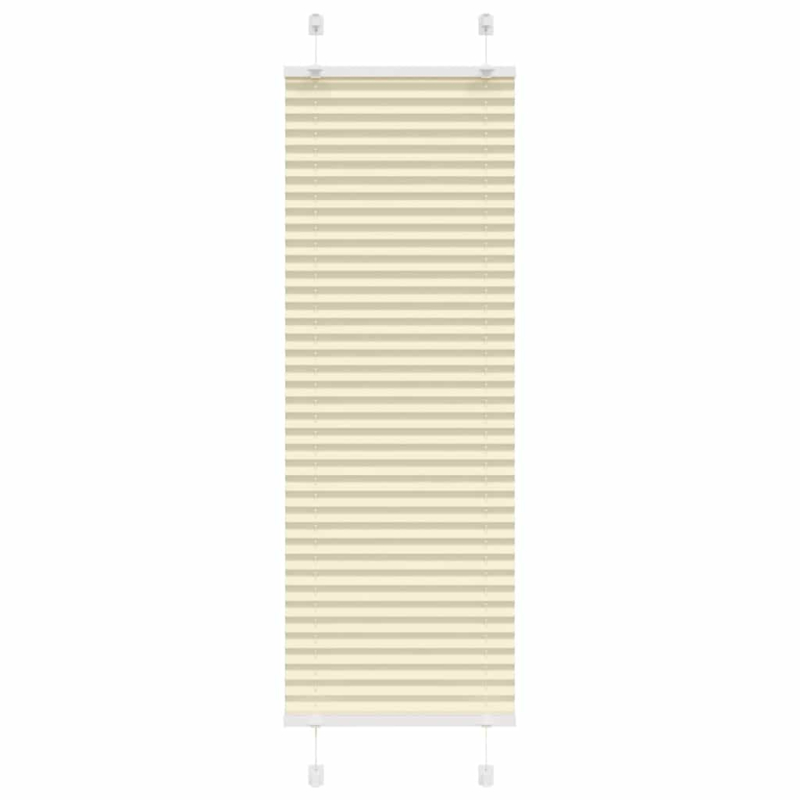 Plissee Creme 40x100 cm Stoffbreite 39,4 cm Polyester