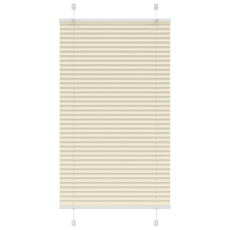 Plissee Creme 75x100 cm Stoffbreite 74,4 cm Polyester