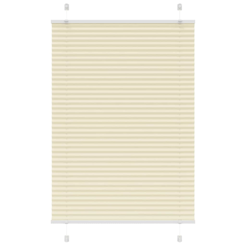 Plissee Creme 90x100 cm Stoffbreite 89,4 cm Polyester