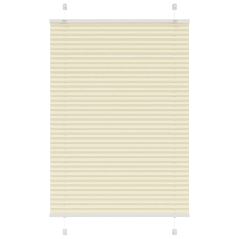 Plissee Creme 95x100 cm Stoffbreite 94,4 cm Polyester