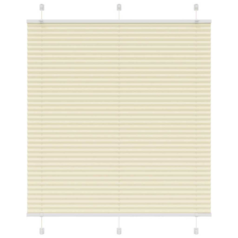 Plissee Creme 115x100 cm Stoffbreite 114,4 cm Polyester