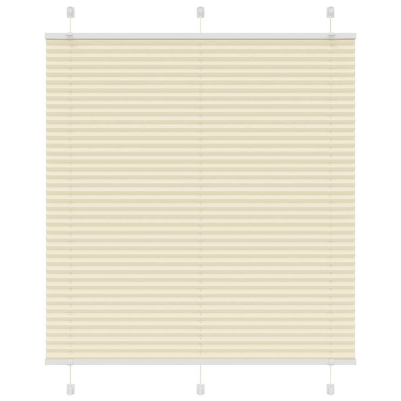 Plissee Creme 120x100 cm Stoffbreite 119,4 cm Polyester