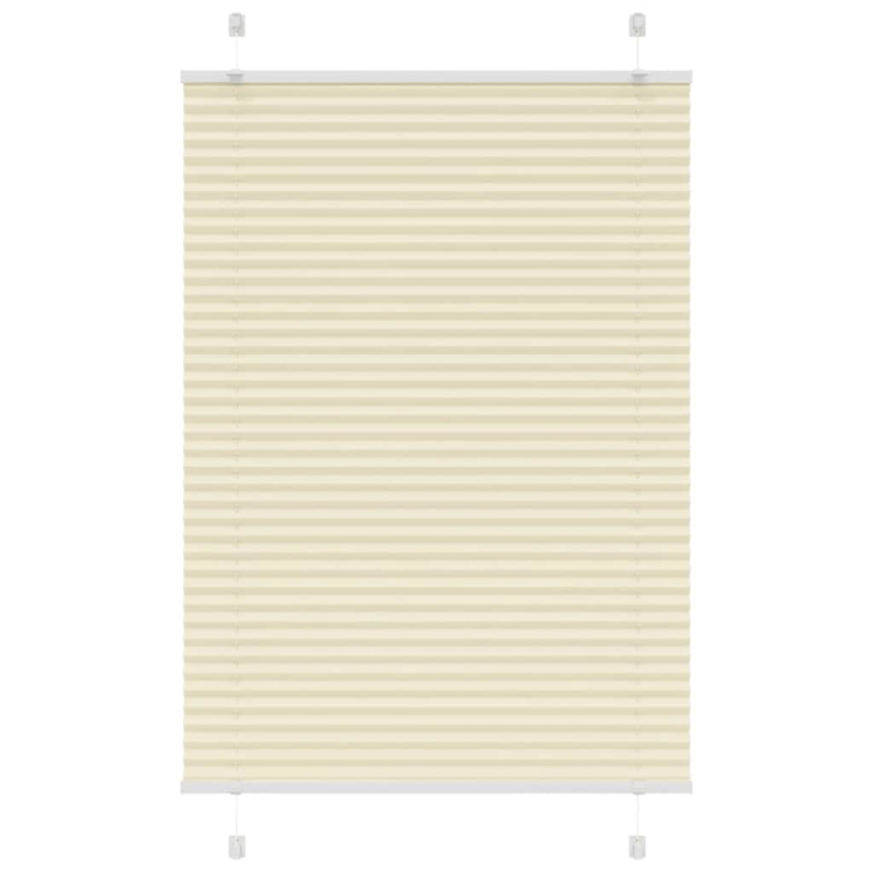 Plissee Creme 85x150 cm Stoffbreite 84,4 cm Polyester