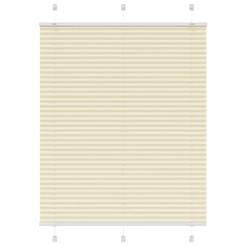 Plissee Creme 110x150 cm Stoffbreite 109,4 cm Polyester