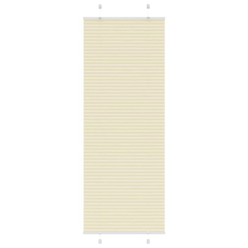 Plissee Creme 75x200 cm Stoffbreite 74,4 cm Polyester