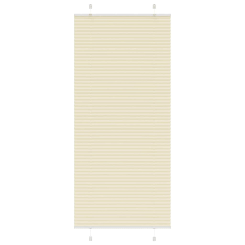 Plissee Creme 85x200 cm Stoffbreite 84,4 cm Polyester