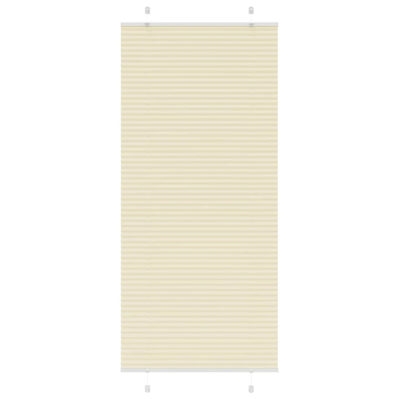 Plissee Creme 95x200 cm Stoffbreite 94,4 cm Polyester