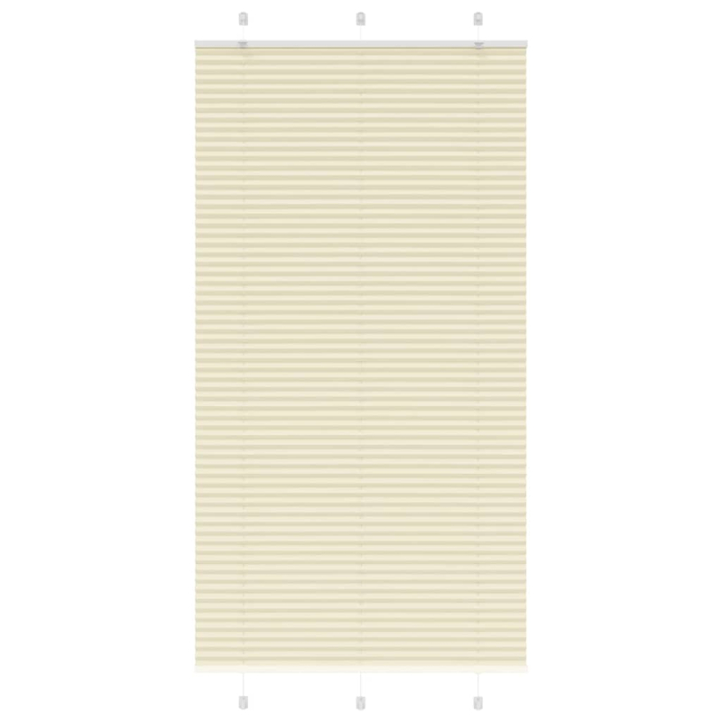 Plissee Creme 105x200 cm Stoffbreite 104,4 cm Polyester