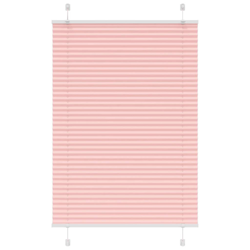 Plissee Rosa 85x100 cm Stoffbreite 84,4 cm Polyester