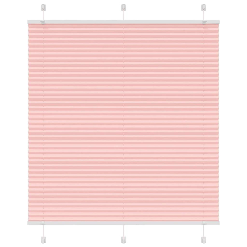 Plissee Rosa 115x100 cm Stoffbreite 114,4 cm Polyester