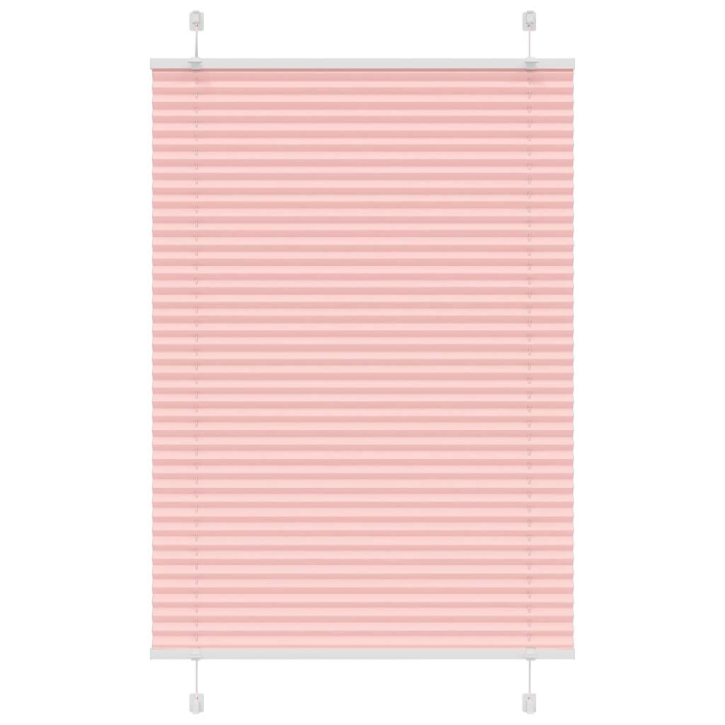 Plissee Rosa 100x150 cm Stoffbreite 99,4 cm Polyester