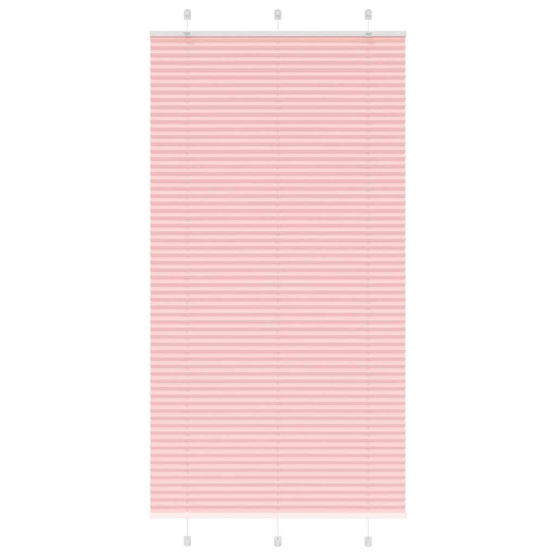 Plissee Rosa 110x200 cm Stoffbreite 109,4 cm Polyester