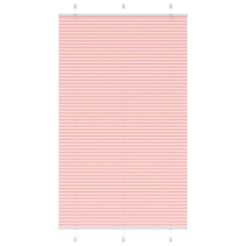 Plissee Rosa 120x200 cm Stoffbreite 119,4 cm Polyester