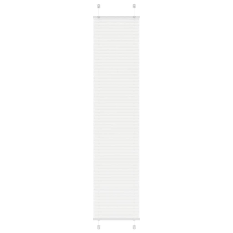Plissee Weiß 45x200 cm Stoffbreite 44,4 cm Polyester