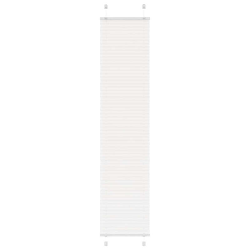 Plissee Weiß 50x200 cm Stoffbreite 49,4 cm Polyester