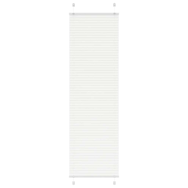 Plissee Weiß 55x200 cm Stoffbreite 54,4 cm Polyester