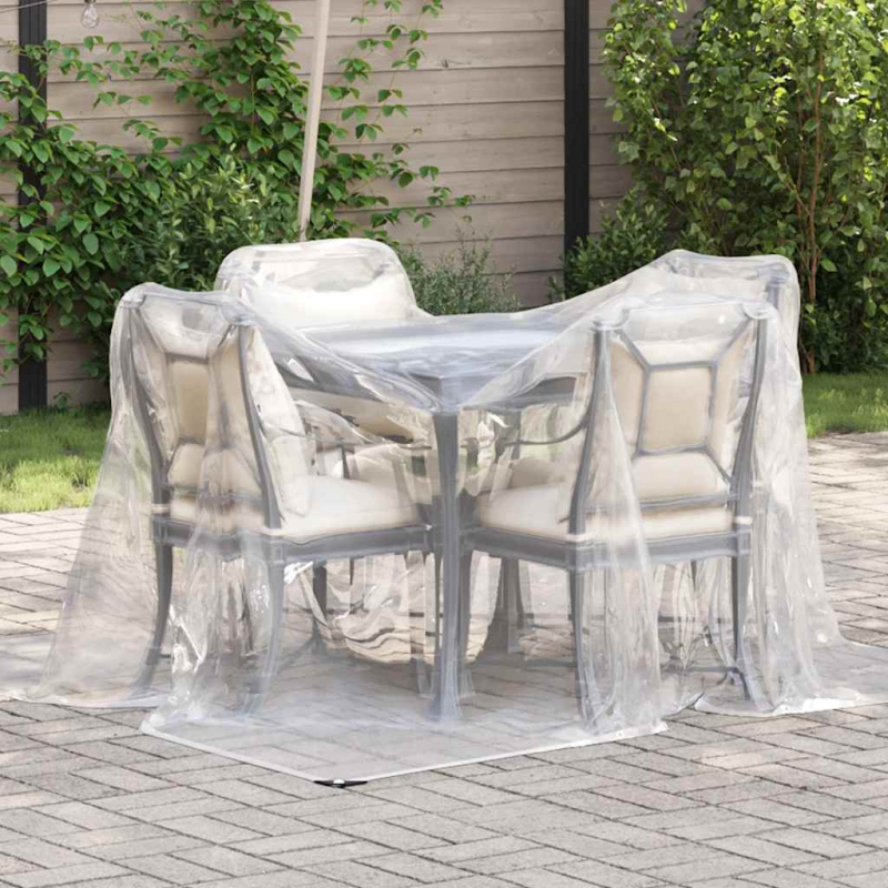 Transparente Plane mit Ösen 2x3 m Polyethylen