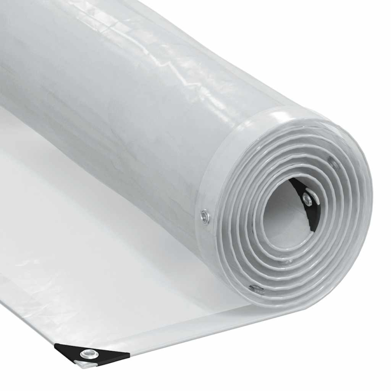 Transparente Plane mit Ösen 2x4 m Polyethylen