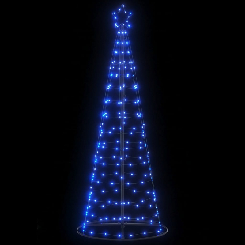 Weihnachtsbaum Kegelform 200 LEDs Blau 182 cm