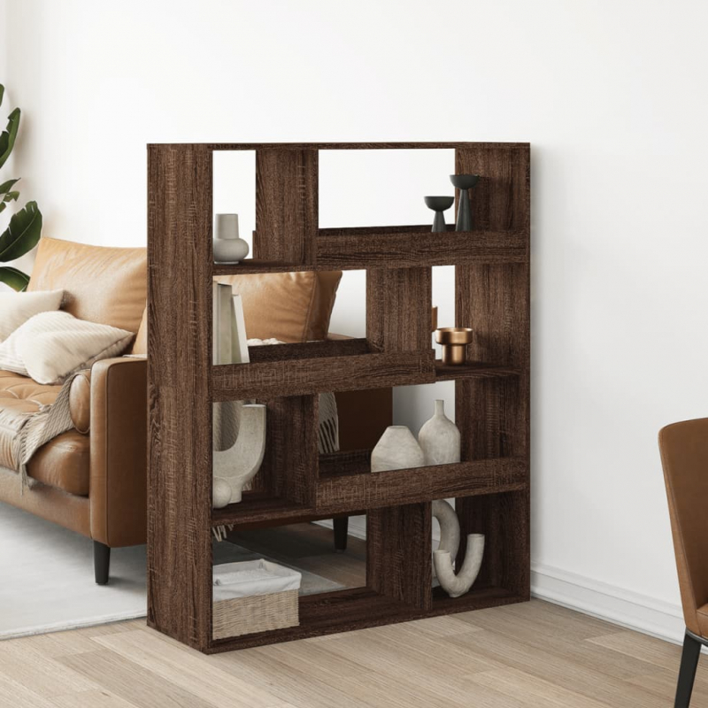 Bücherregal Eichen-Optik 100x33x125,5 cm Holzwerkstoff