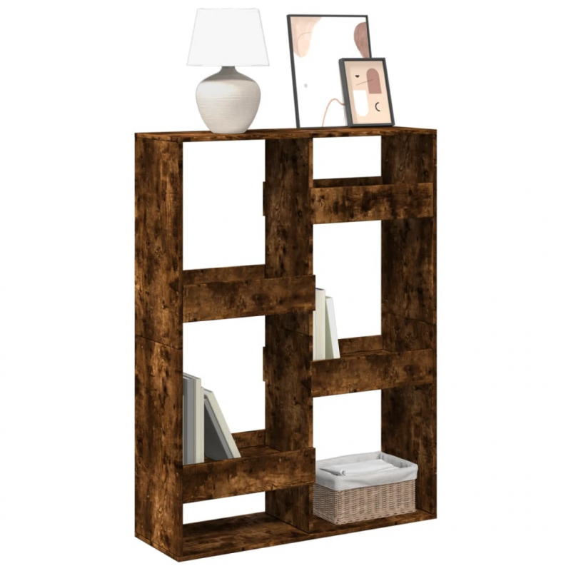 Bücherregal Räuchereiche 100x33x135 cm Holzwerkstoff