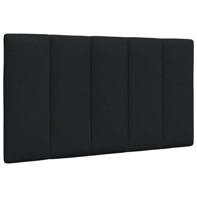 Kopfteil-Kissen Schwarz 80 cm Stoff