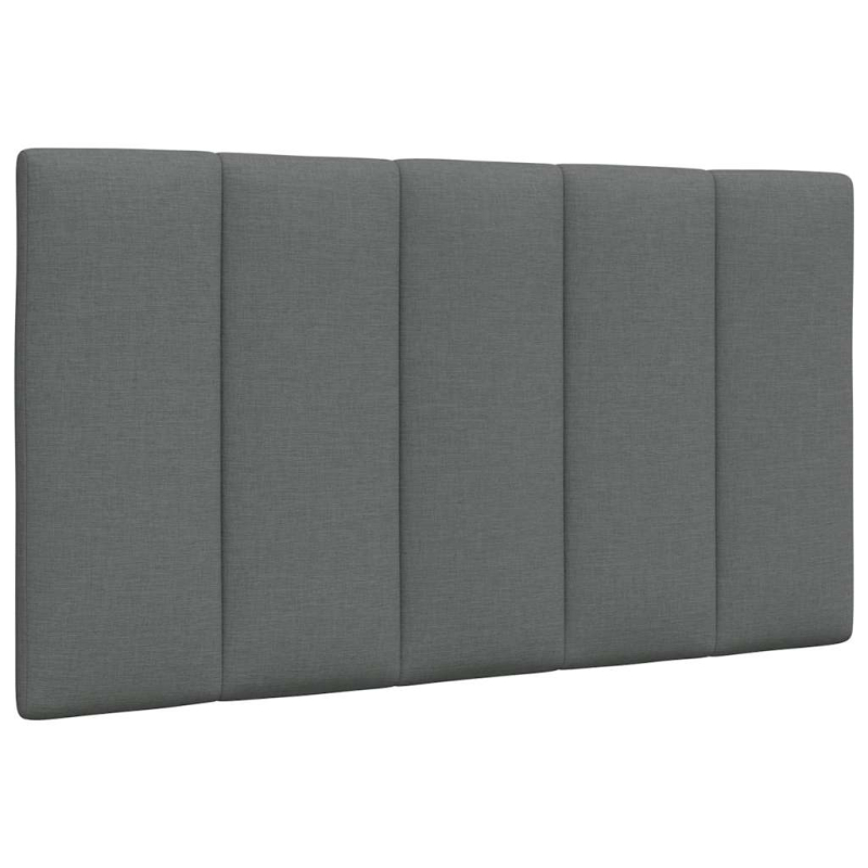 Kopfteil-Kissen Dunkelgrau 90 cm Stoff