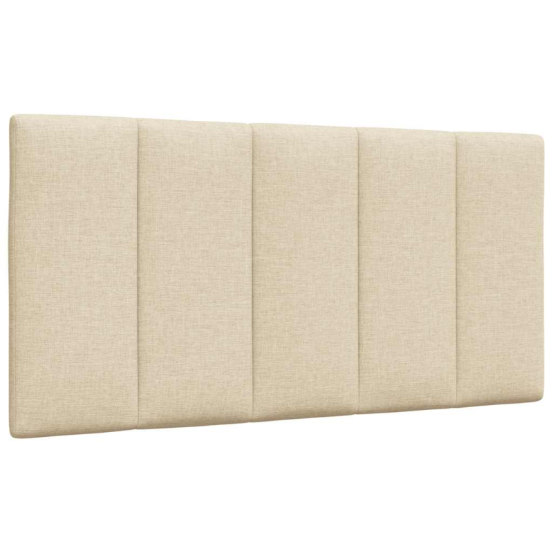 Kopfteil-Kissen Creme 100 cm Stoff