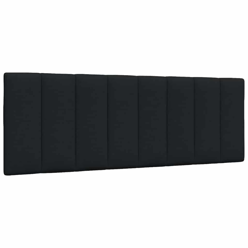 Kopfteil-Kissen Schwarz 120 cm Stoff