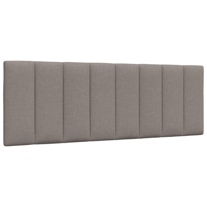 Kopfteil-Kissen Taupe 120 cm Stoff