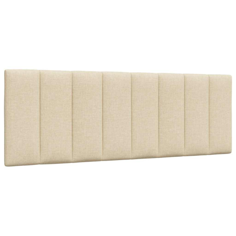 Kopfteil-Kissen Creme 140 cm Stoff