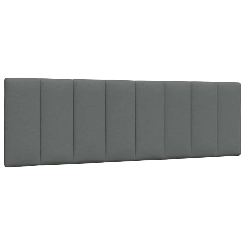 Kopfteil-Kissen Dunkelgrau 160 cm Stoff